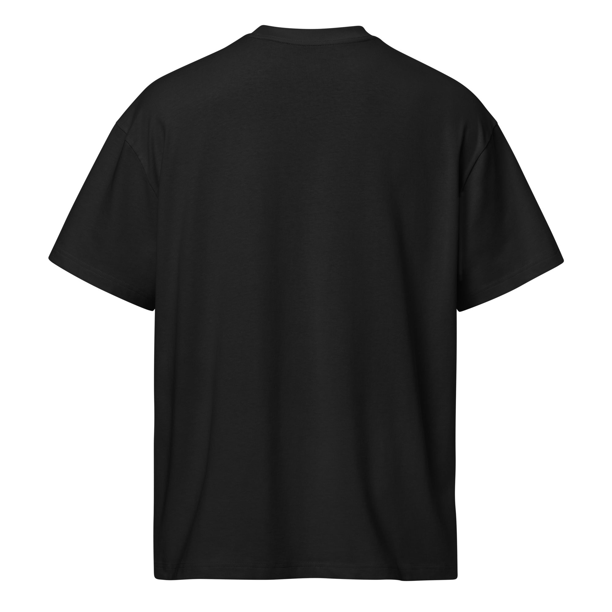 Men's box tee Black back