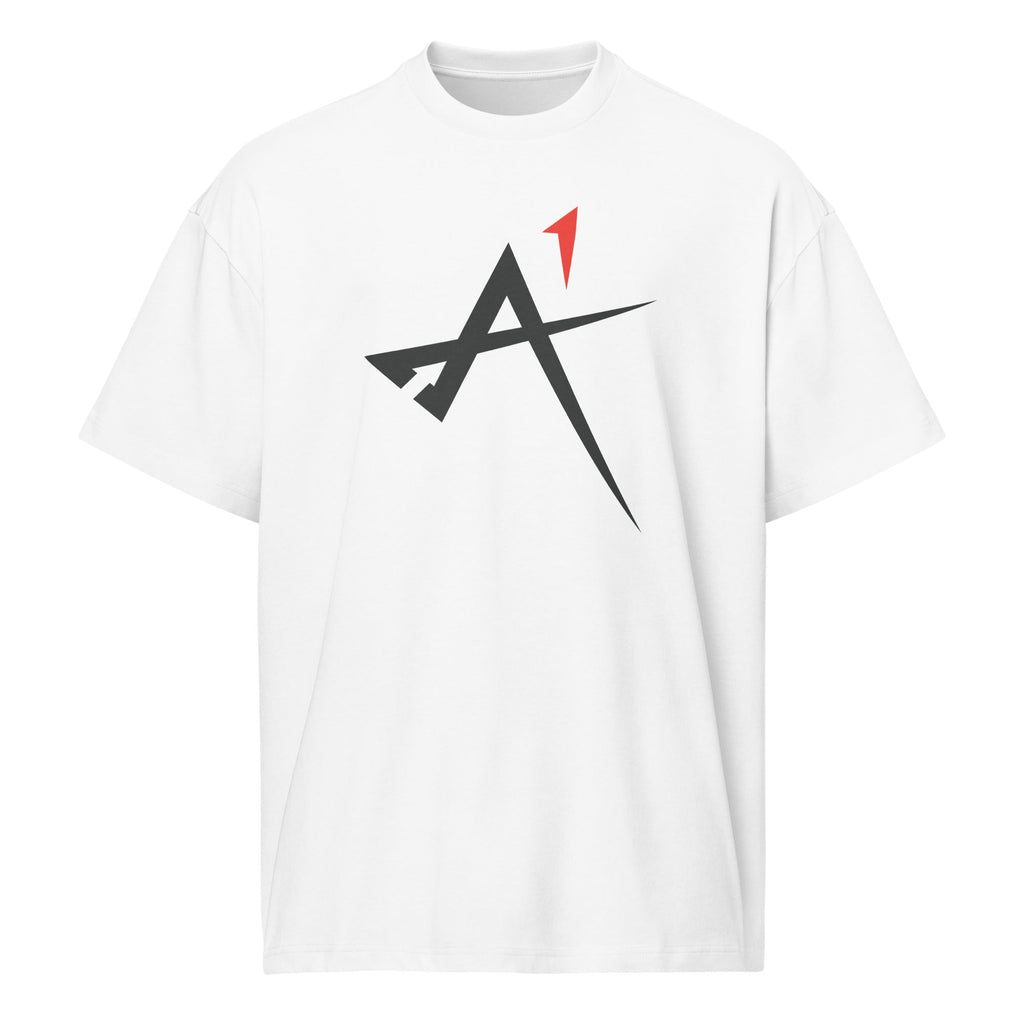 Men's box tee White front